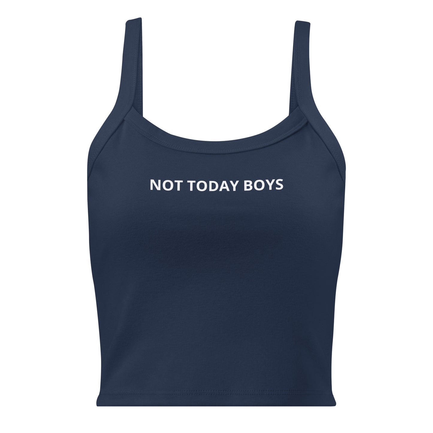 Navy Not Today Boys Tank Top