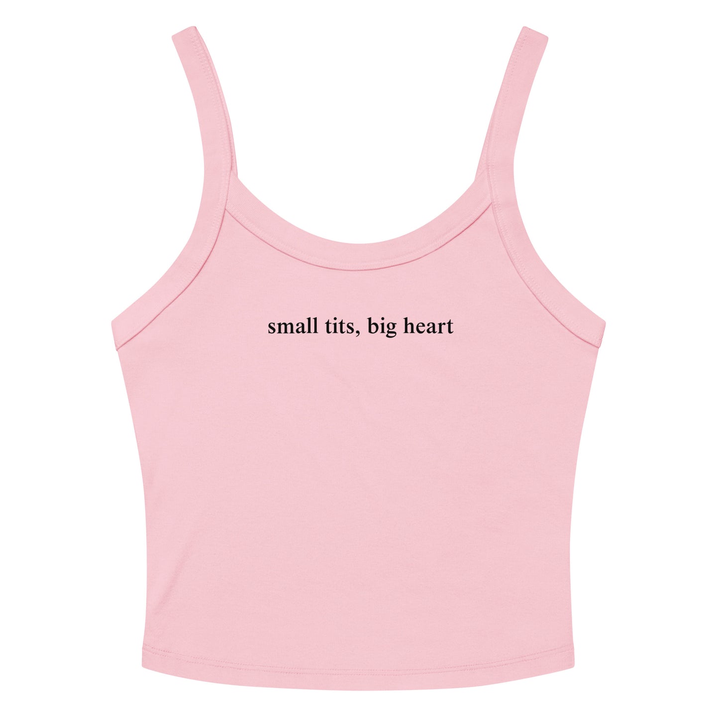 Pink Small Tits, Big Heart Tank Top