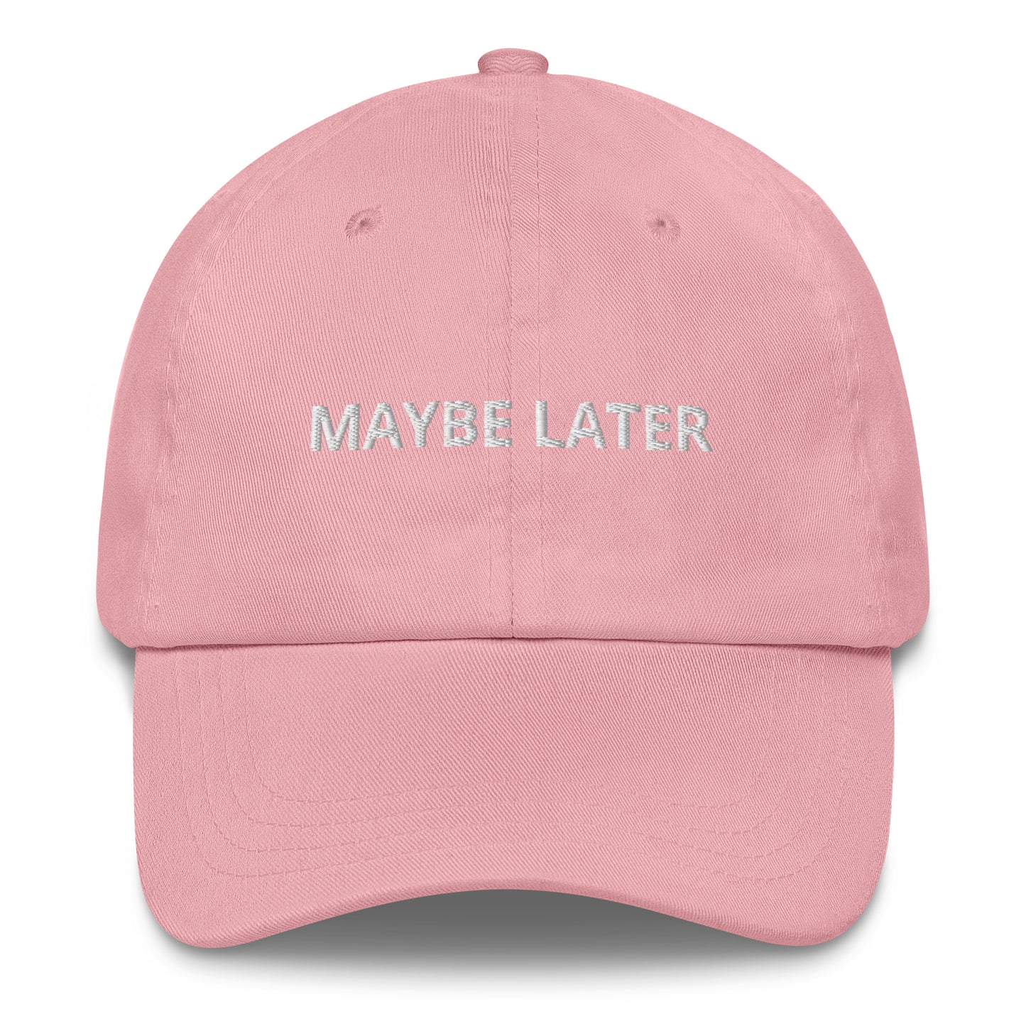 Pink Black Maybe Later Hat