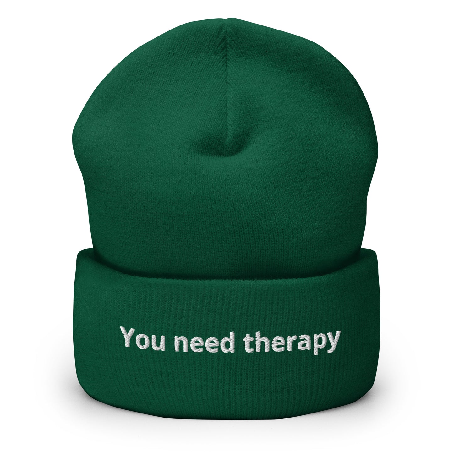 You Need Therapy Cuffed Beanie