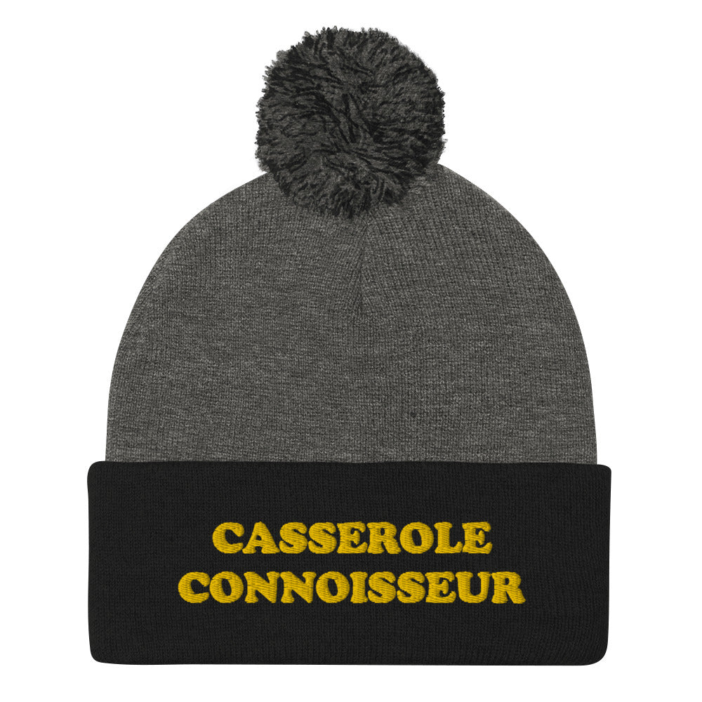 What is the best casserole? Are you a casserole expert? Tuna casserole, classic casserole, green bean casserole? This funky casserole beanie is a unique and quirky winter hat for foodies and casserole lovers. This weird casserole connoisseur beanie is a perfect funny gift for foodies and hat for casserole enthusiasts!