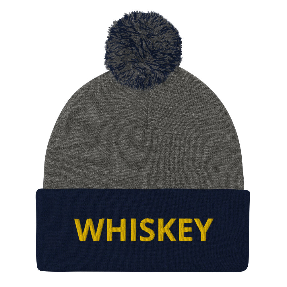 The perfect whisky hat! Street wear, party wear, or cozy house hat. Expand your wardrobe with a classic embroidered beanie with a pom-pom on top. It's warm, comfortable and stylish. We offer new and second hand collections of funky and unique fashion designs. From vintage dresses to ecofriendly shirts and foodie hats.