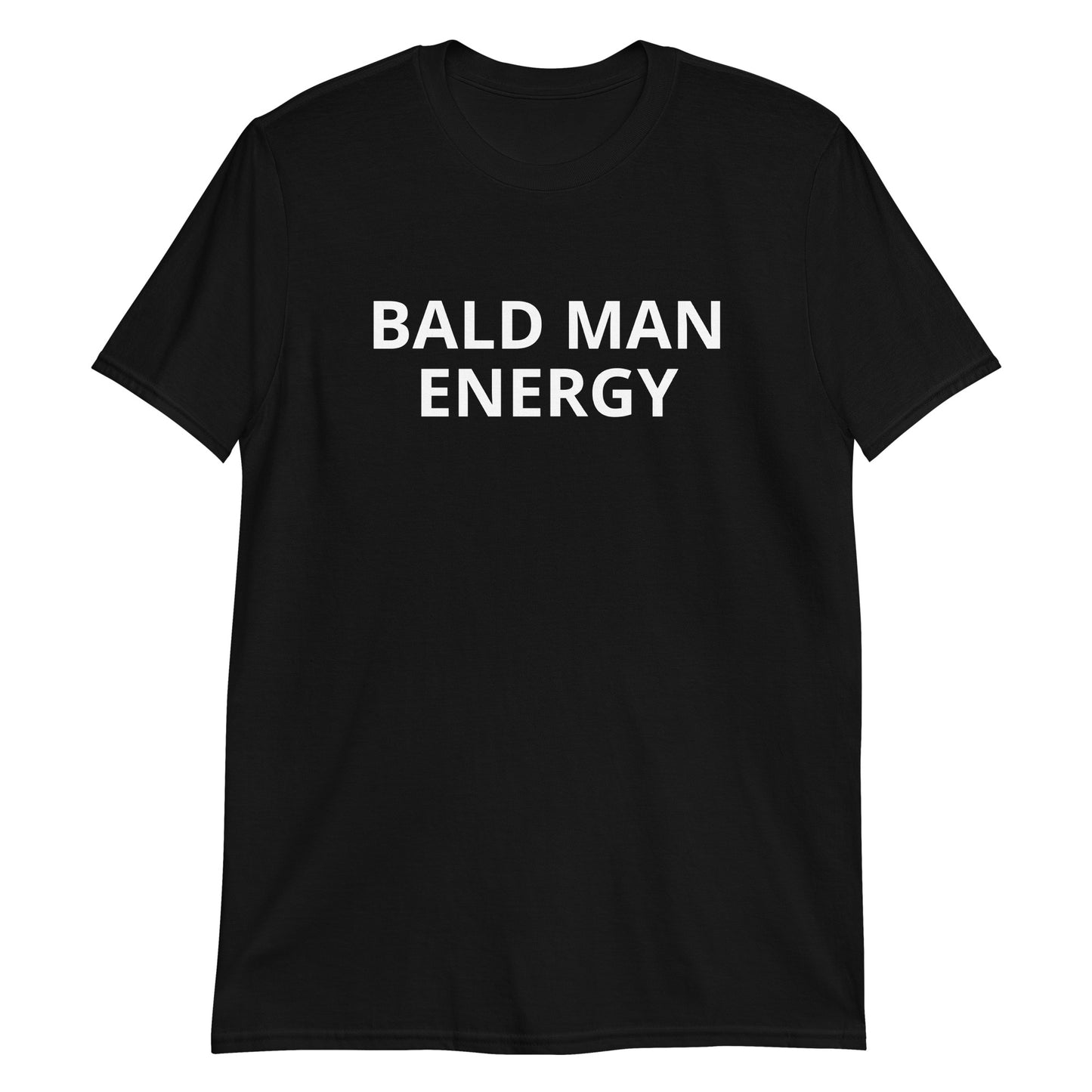 Black Bald Man Energy T-Shirt