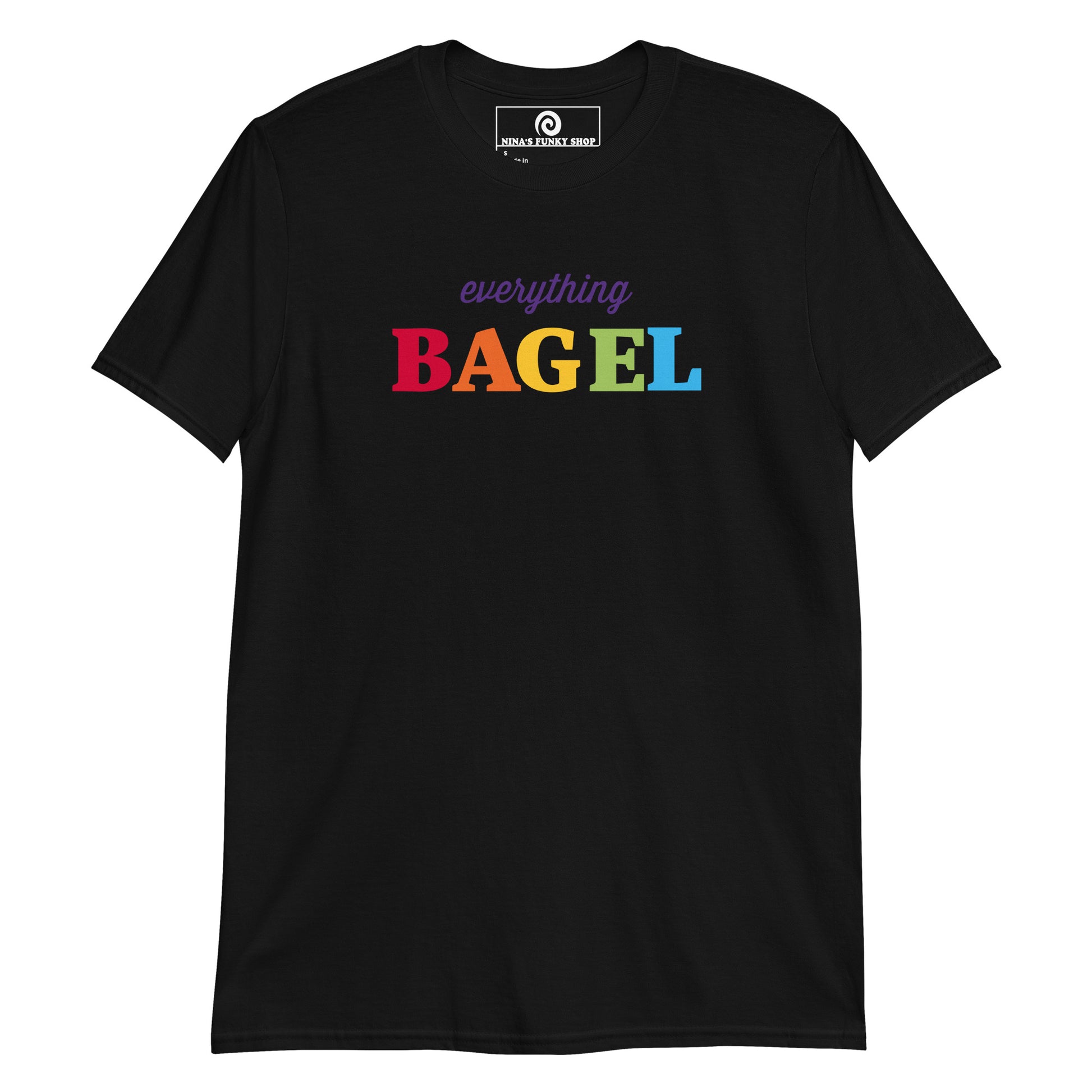 Black Everything Bagel Pride T-Shirt