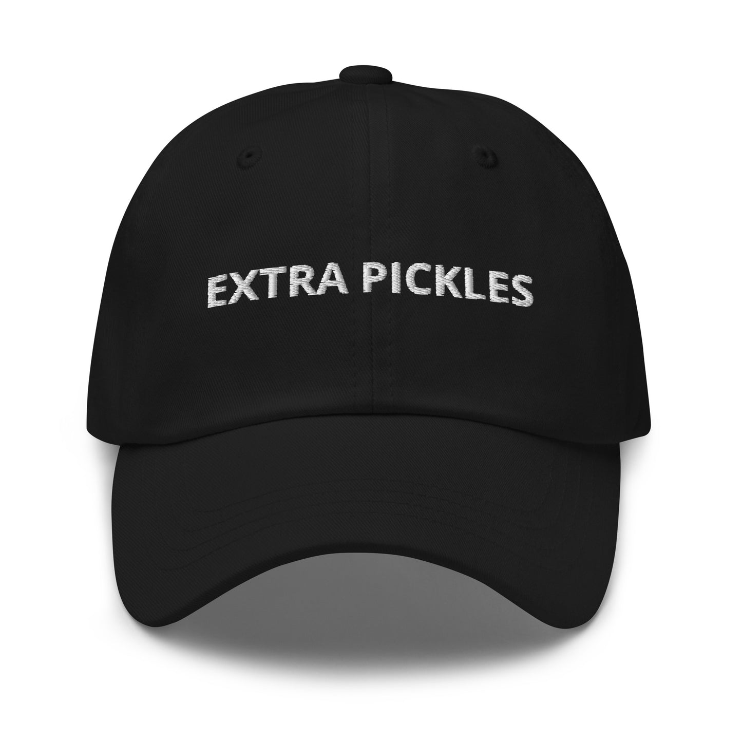 Black Extra Pickles Dad Hat