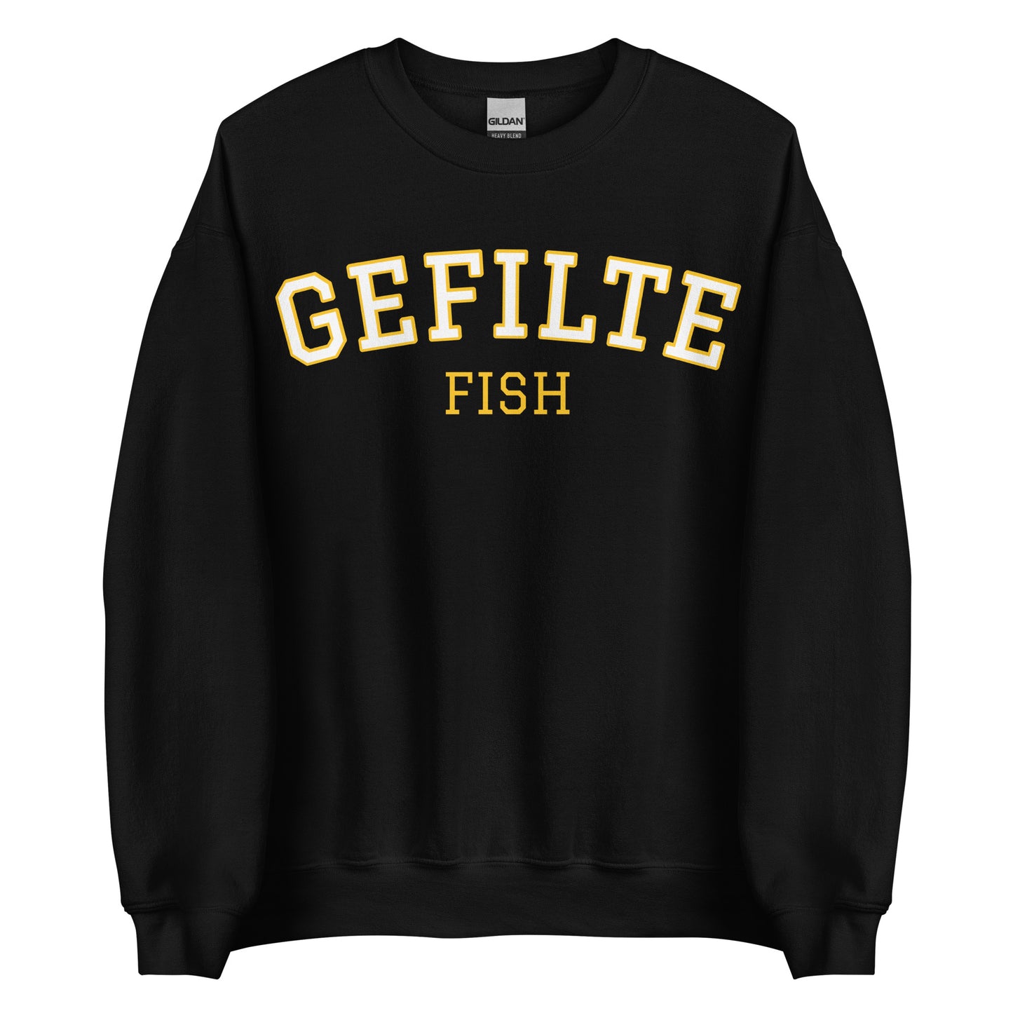 Black Gefilte Fish Sweatshirt