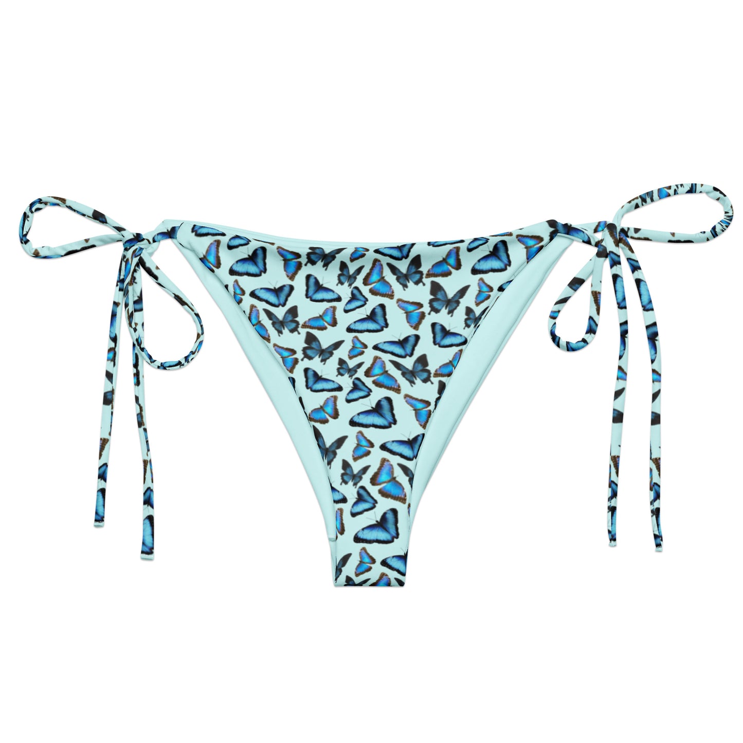 Blue Butterfly Recycled Bikini Bottom