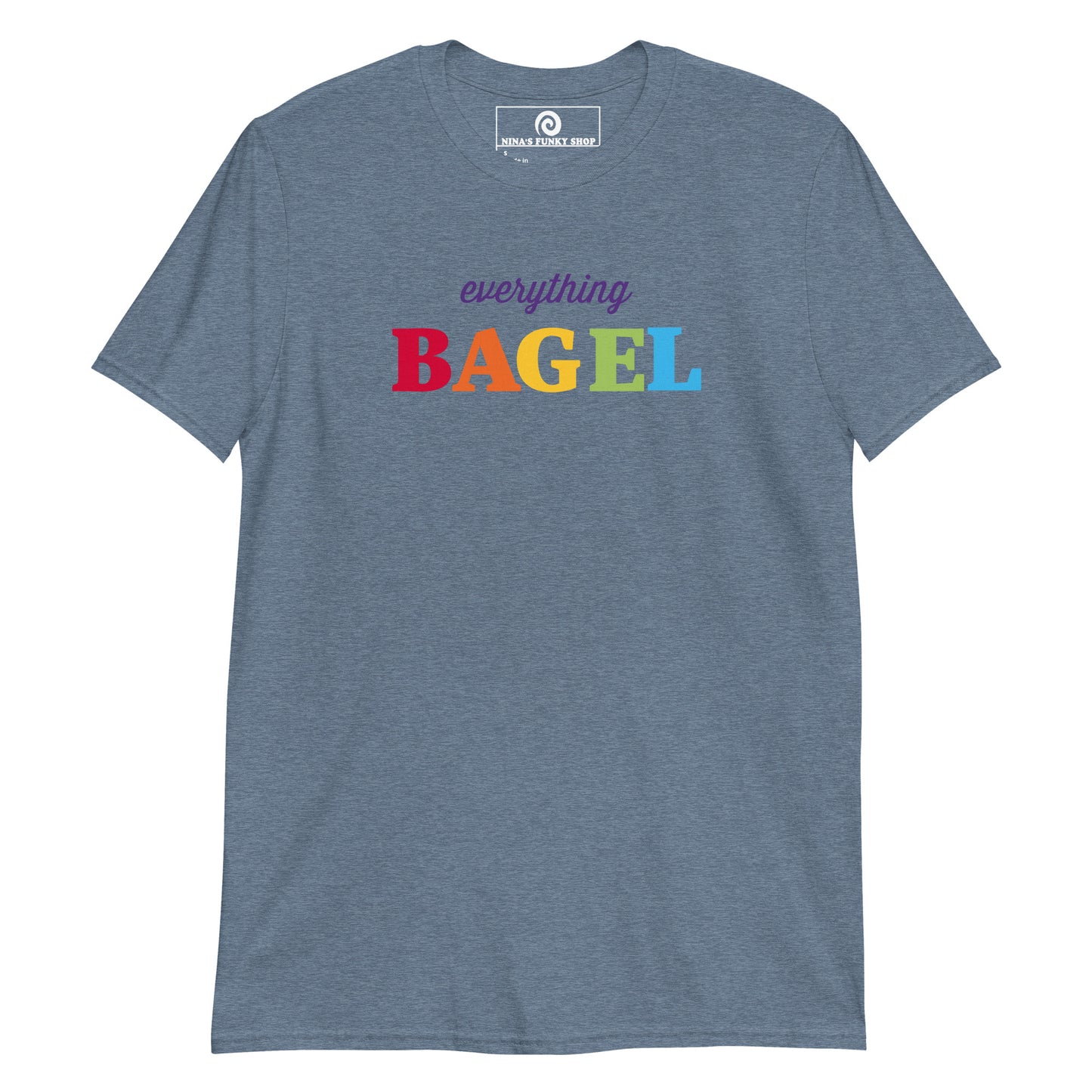 Blue Everything Bagel Pride T-Shirt