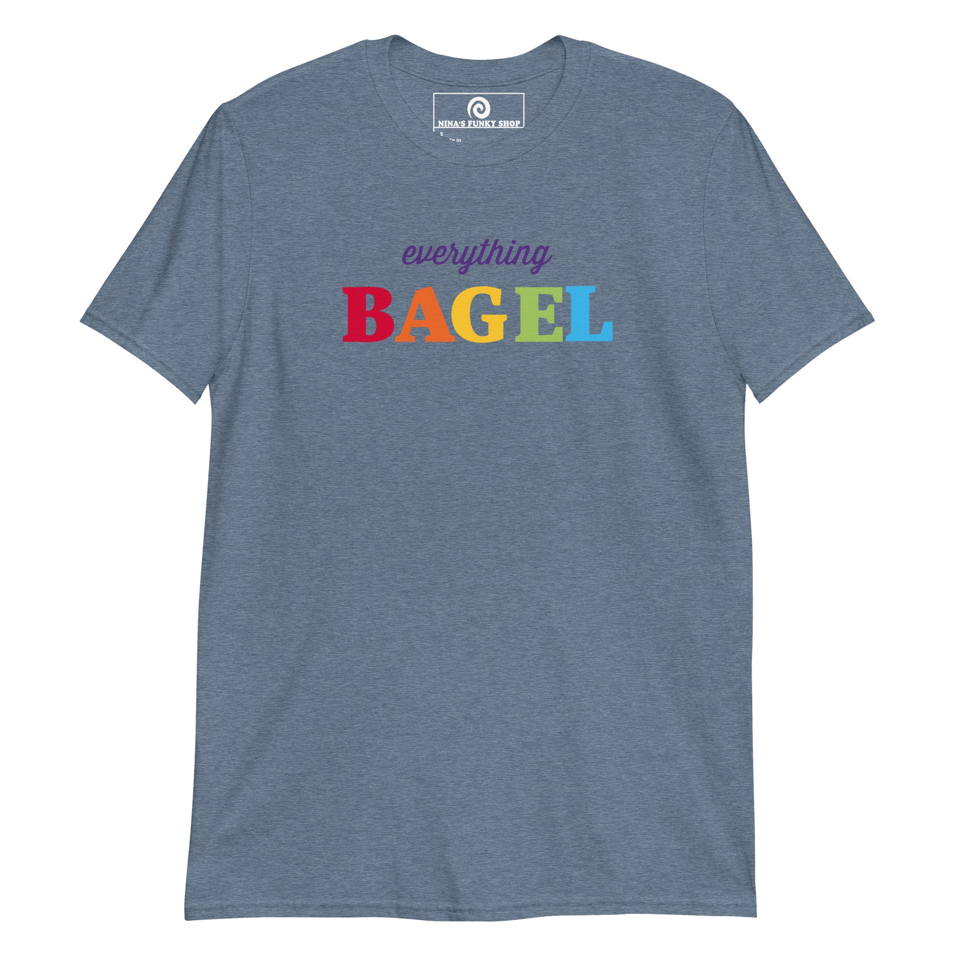 Blue Everything Bagel Pride T-Shirt
