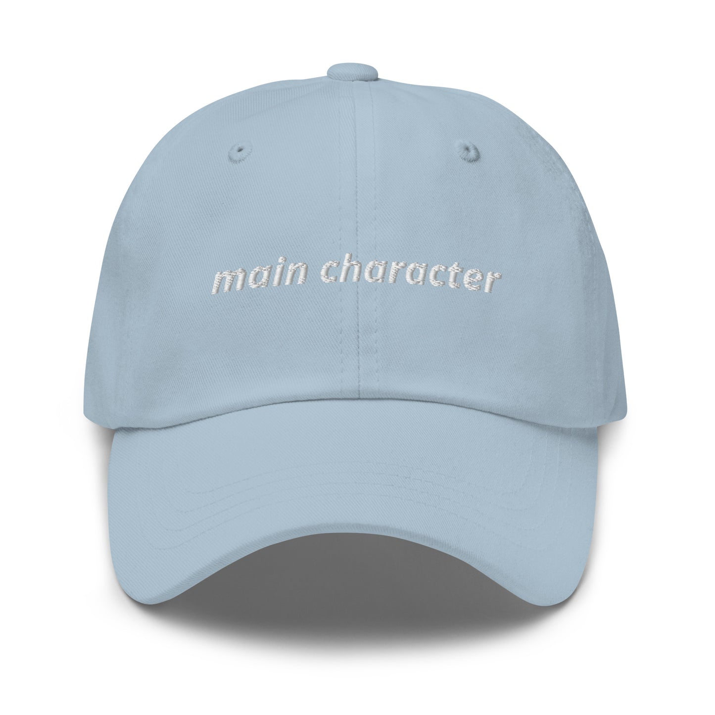 Blue Main Character Dad Hat