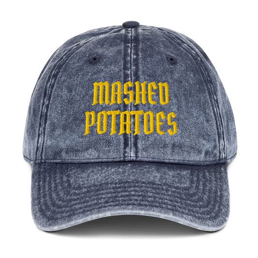 Blue Old Fashioned Mashed Potatoes Vintage Dad Hat