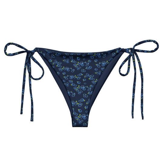 Blueberries Recycled Bikini Bottom