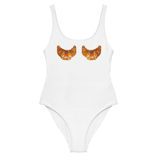 Croissant Boobs One-Piece Swimsuit