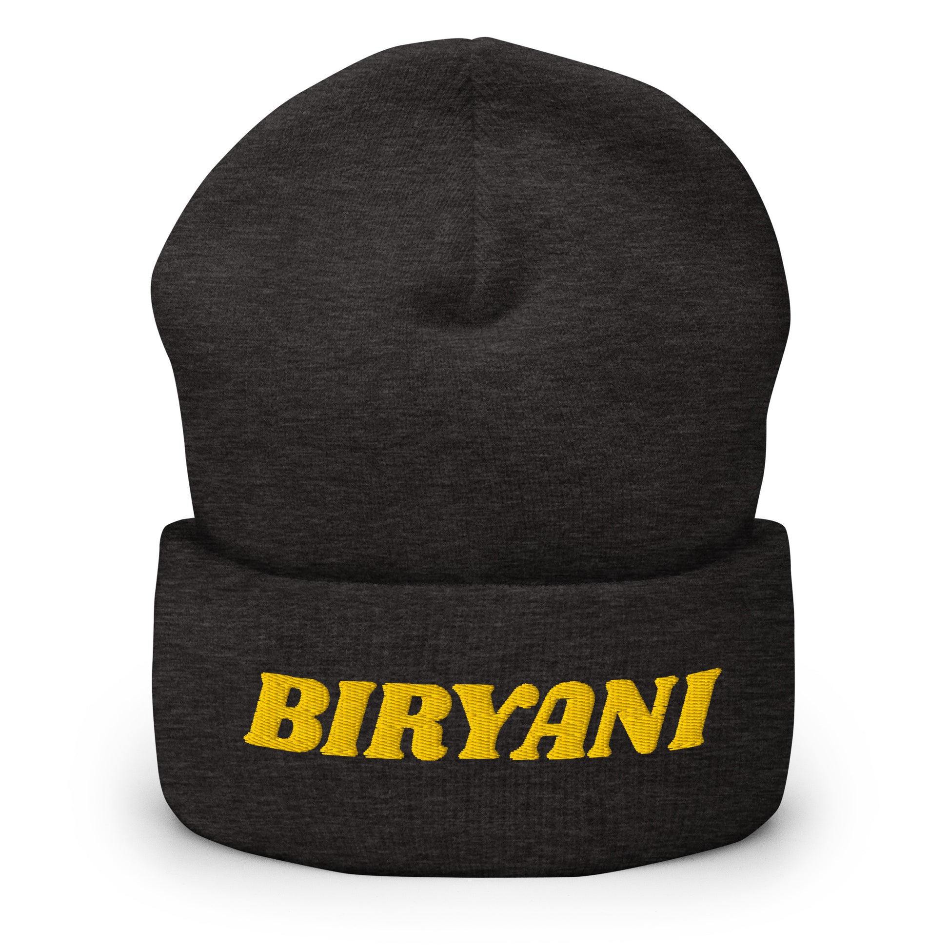 Dark Gray Biryani Cuffed Beanie