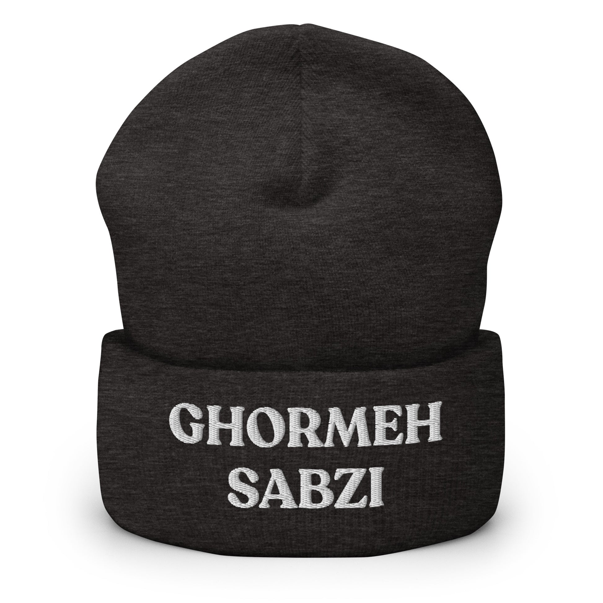Dark Gray Ghormeh Sabzi Beanie