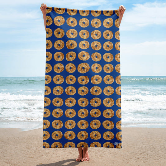 Everything Bagel Beach Towel