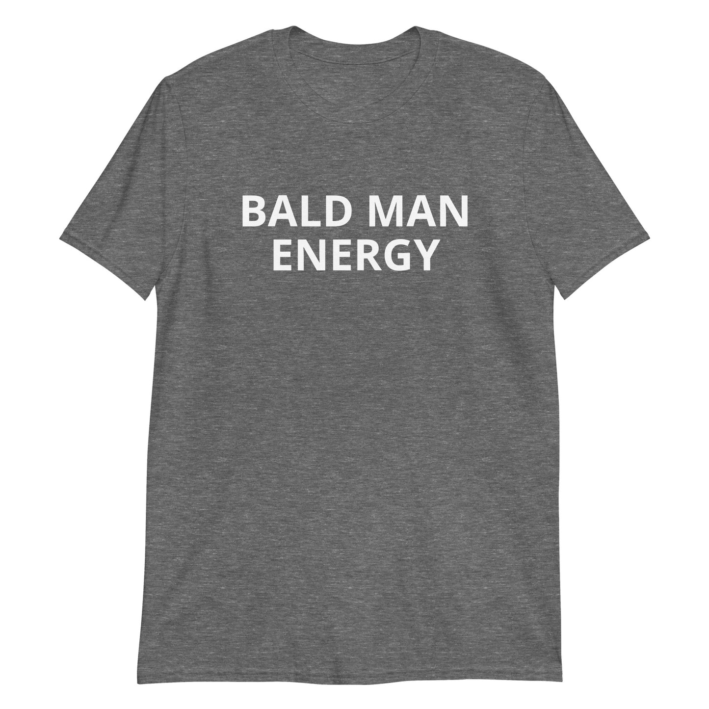 Graphite Gray Bald Man Energy T-Shirt