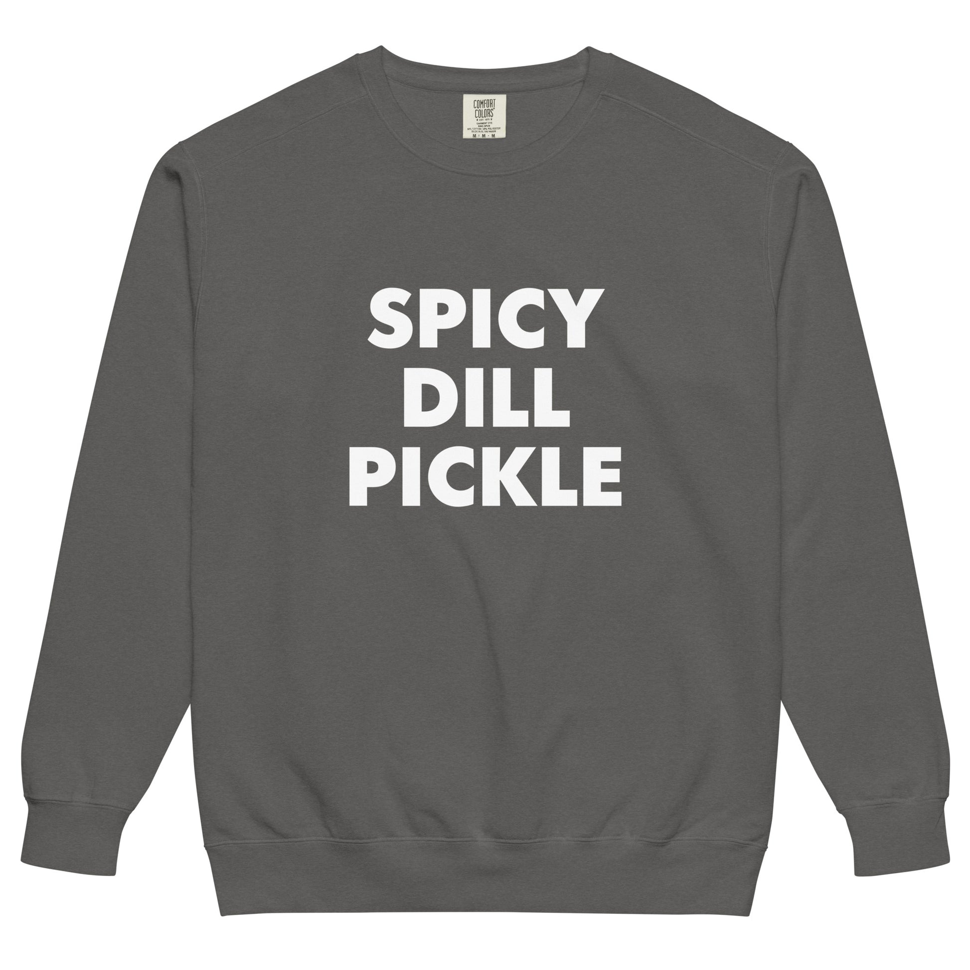 Gray Spicy Dill Pickle Sweatshirt