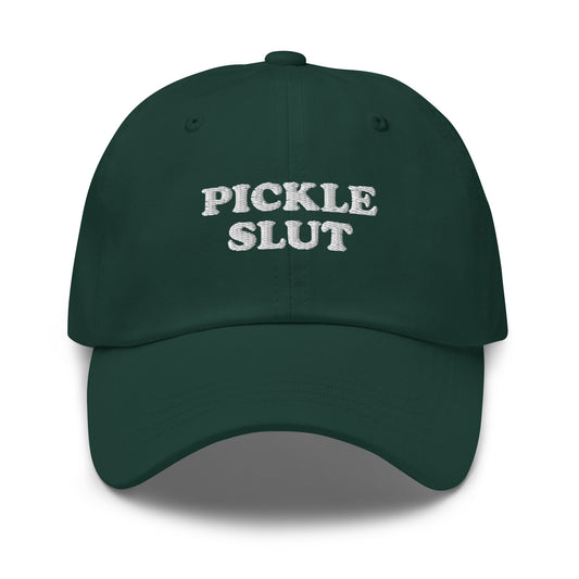 Green Pickle Slut Dad Hat