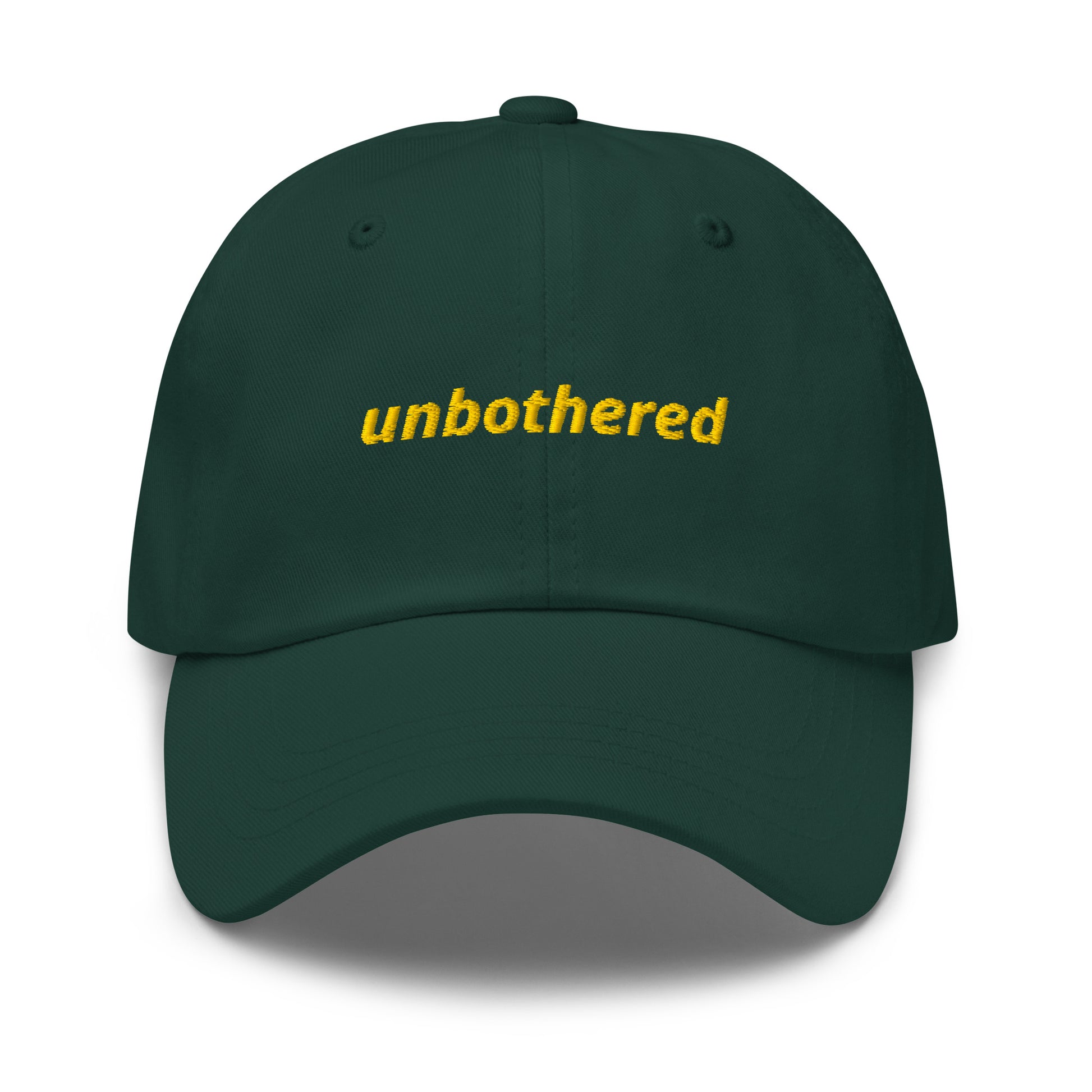Green Unbothered Dad Hat
