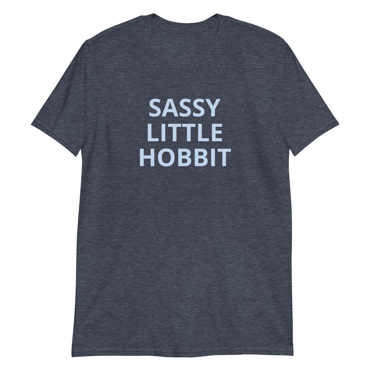 Heather Navy Sassy Little Hobbit T-Shirt