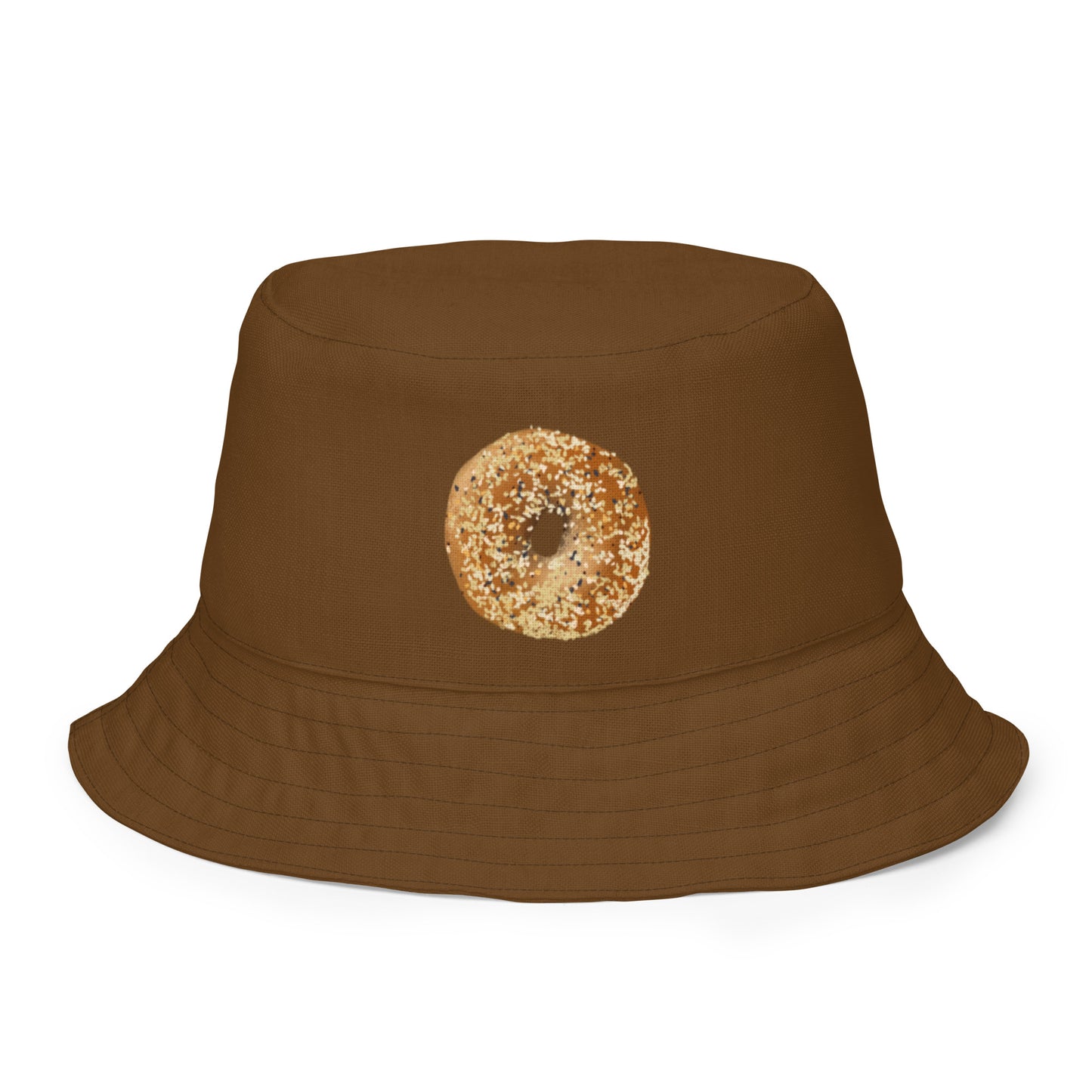Inside Reversible Everything Bagels Bucket Hat