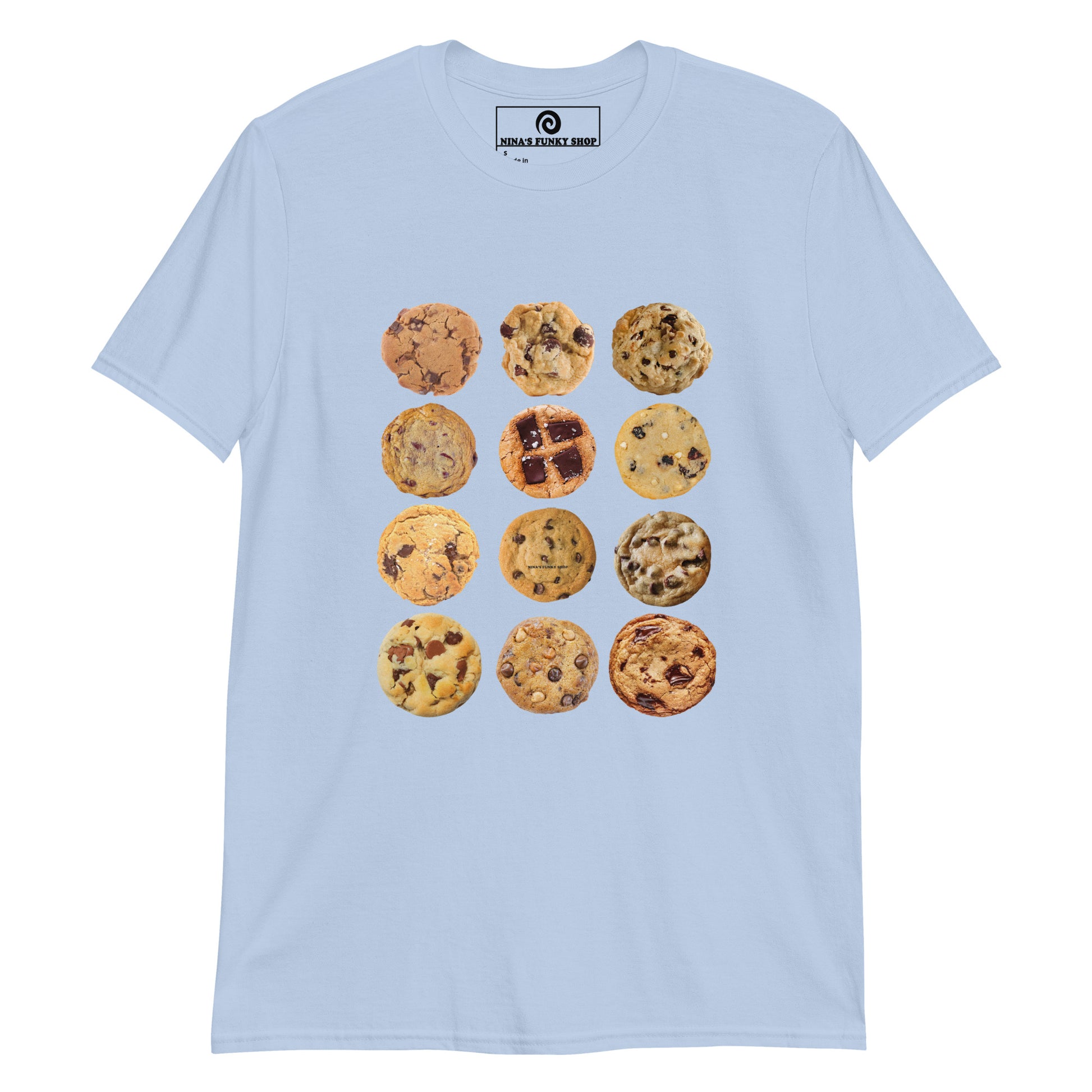 Light Blue 12 Chocolate Chip Cookies T-Shirt