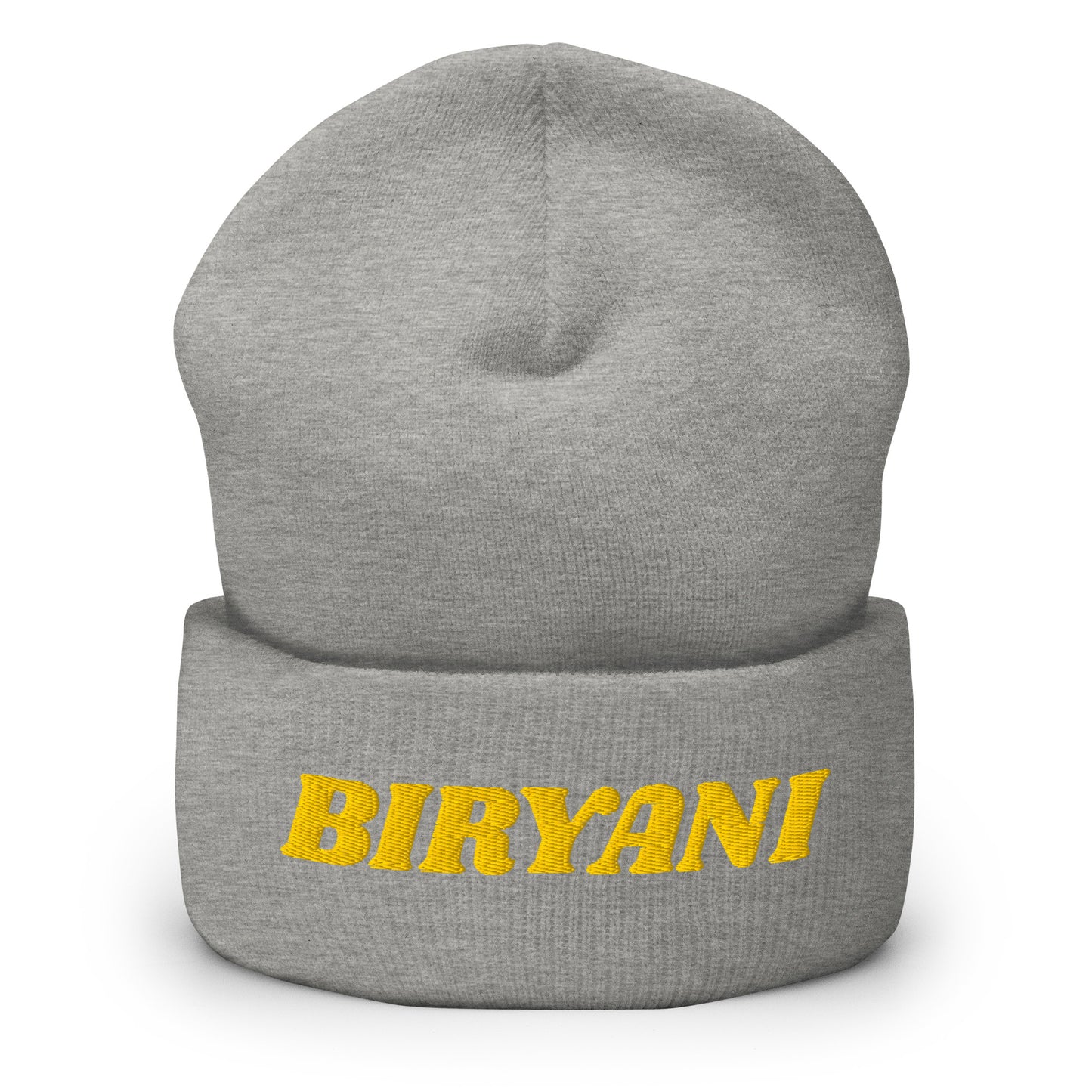Light Gray Biryani Cuffed Beanie