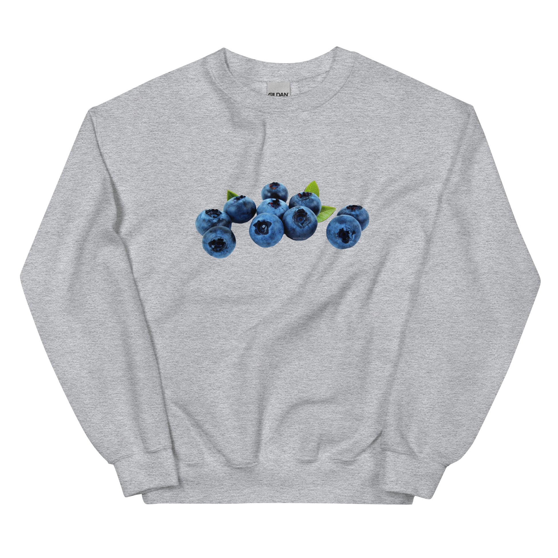 Light Gray Blueberries Sweatshirt
