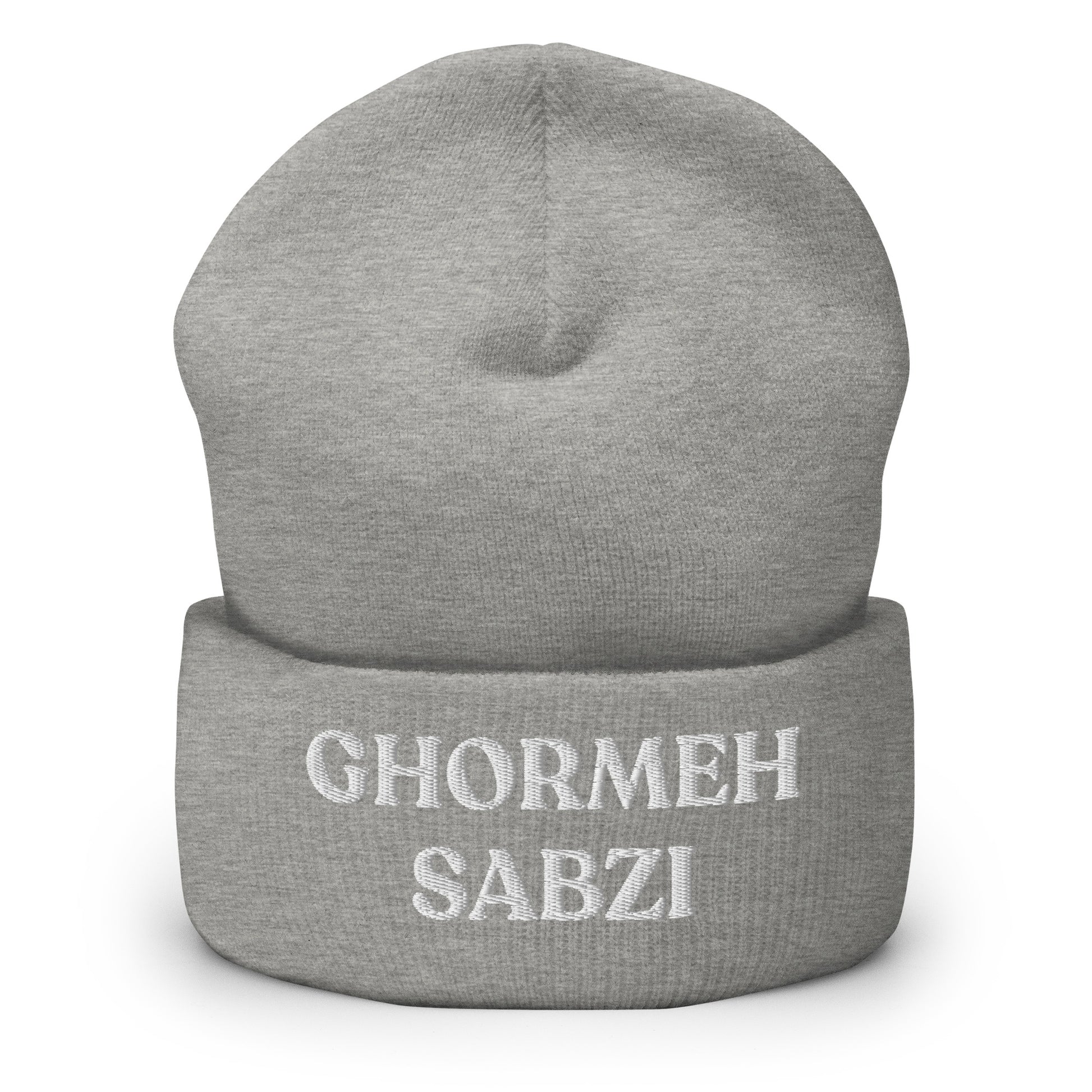 Light Gray Ghormeh Sabzi Beanie