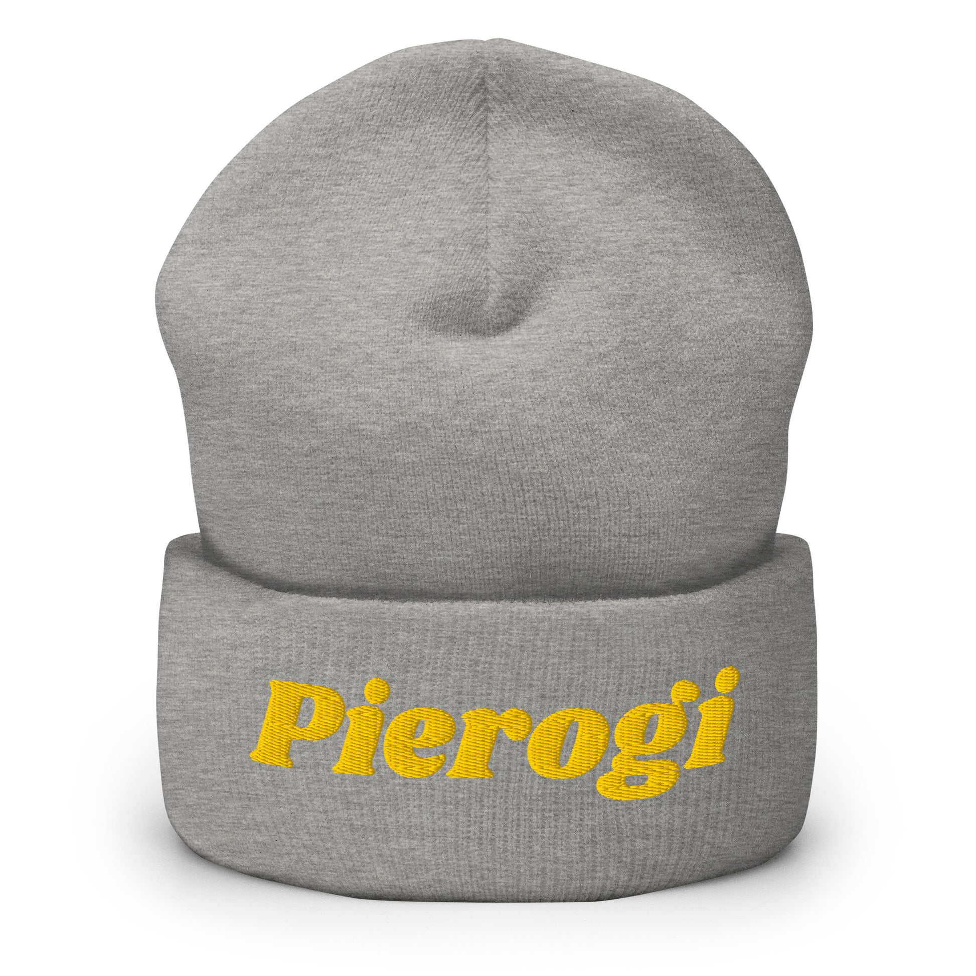 Light Gray Pierogi Cuffed Beanie