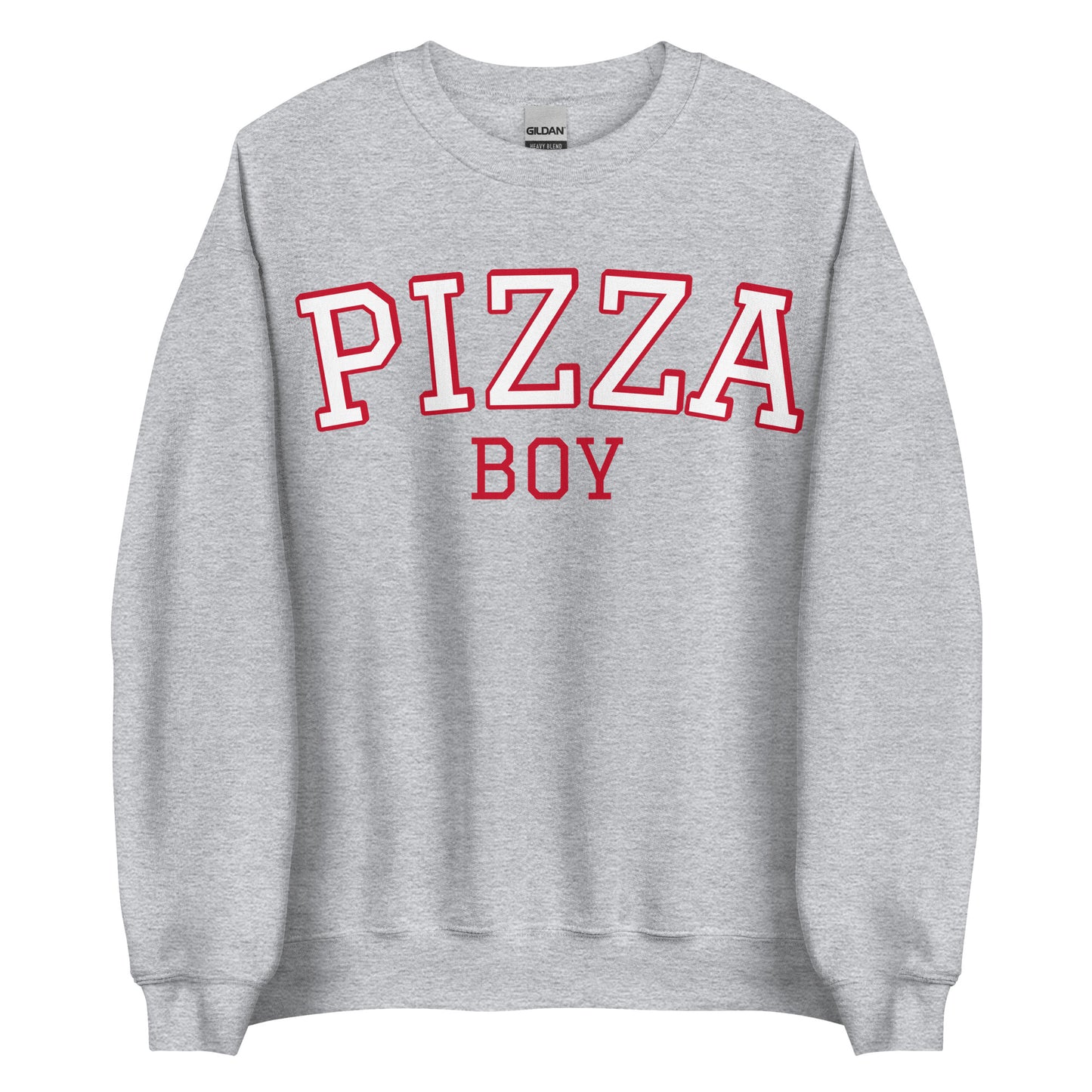 Light Gray Pizza Boy Sweatshirt