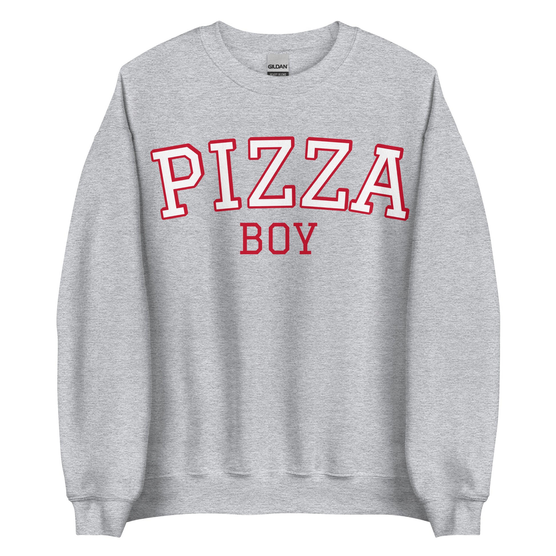 Light Gray Pizza Boy Sweatshirt