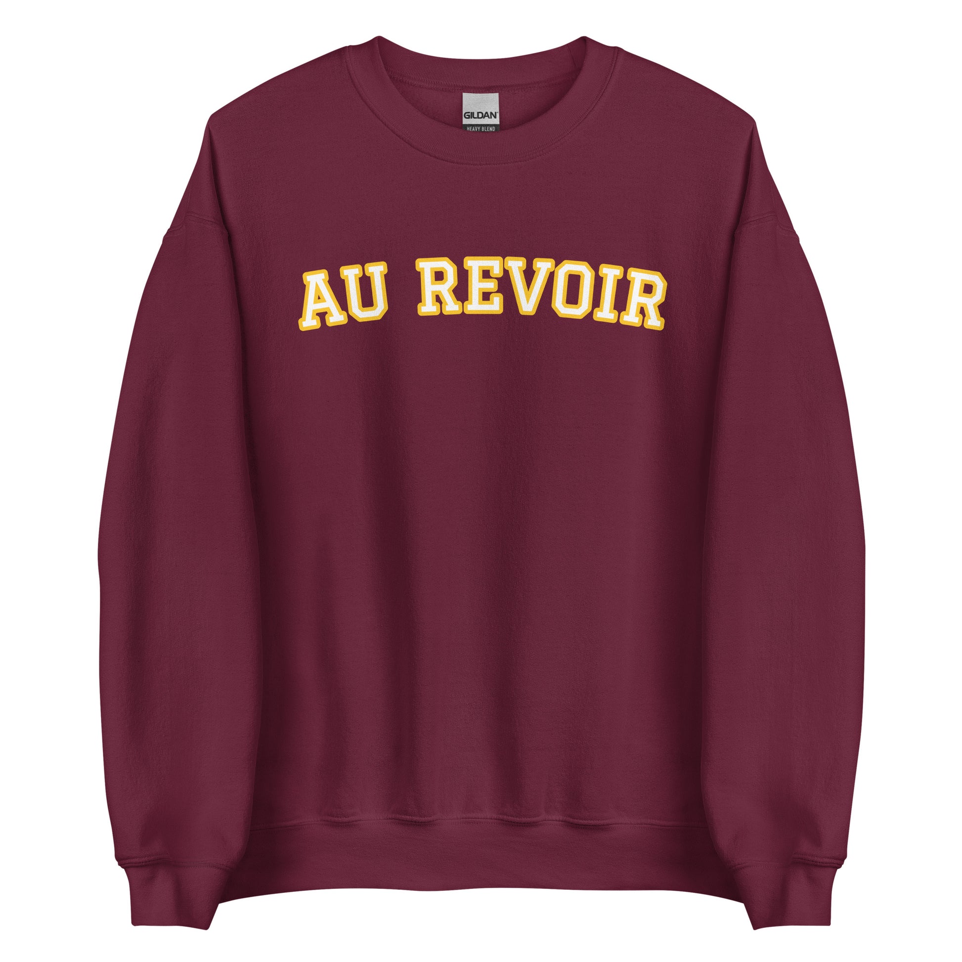 Maroon Au Revoir Sweatshirt