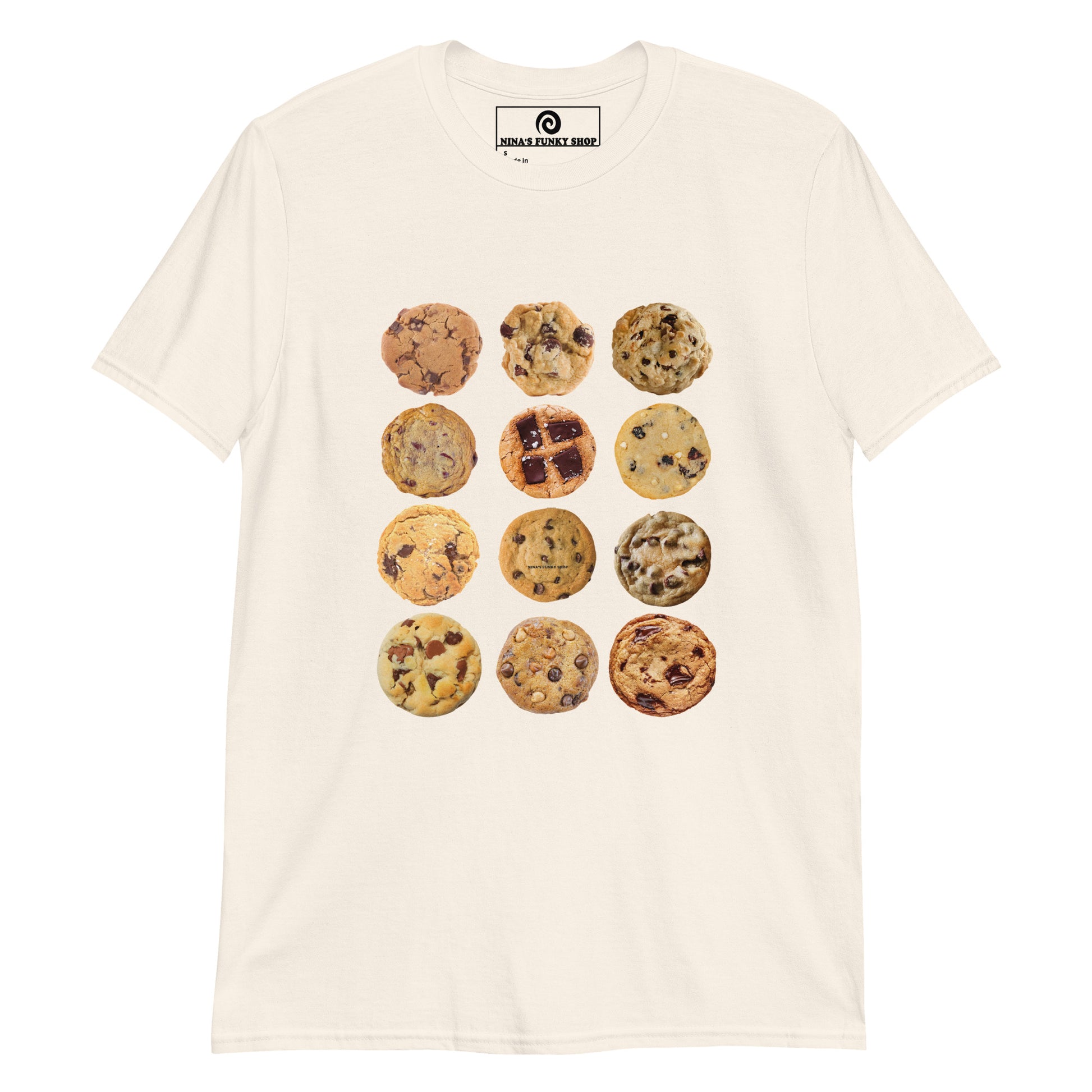 Natural Color 12 Chocolate Chip Cookies T-Shirt
