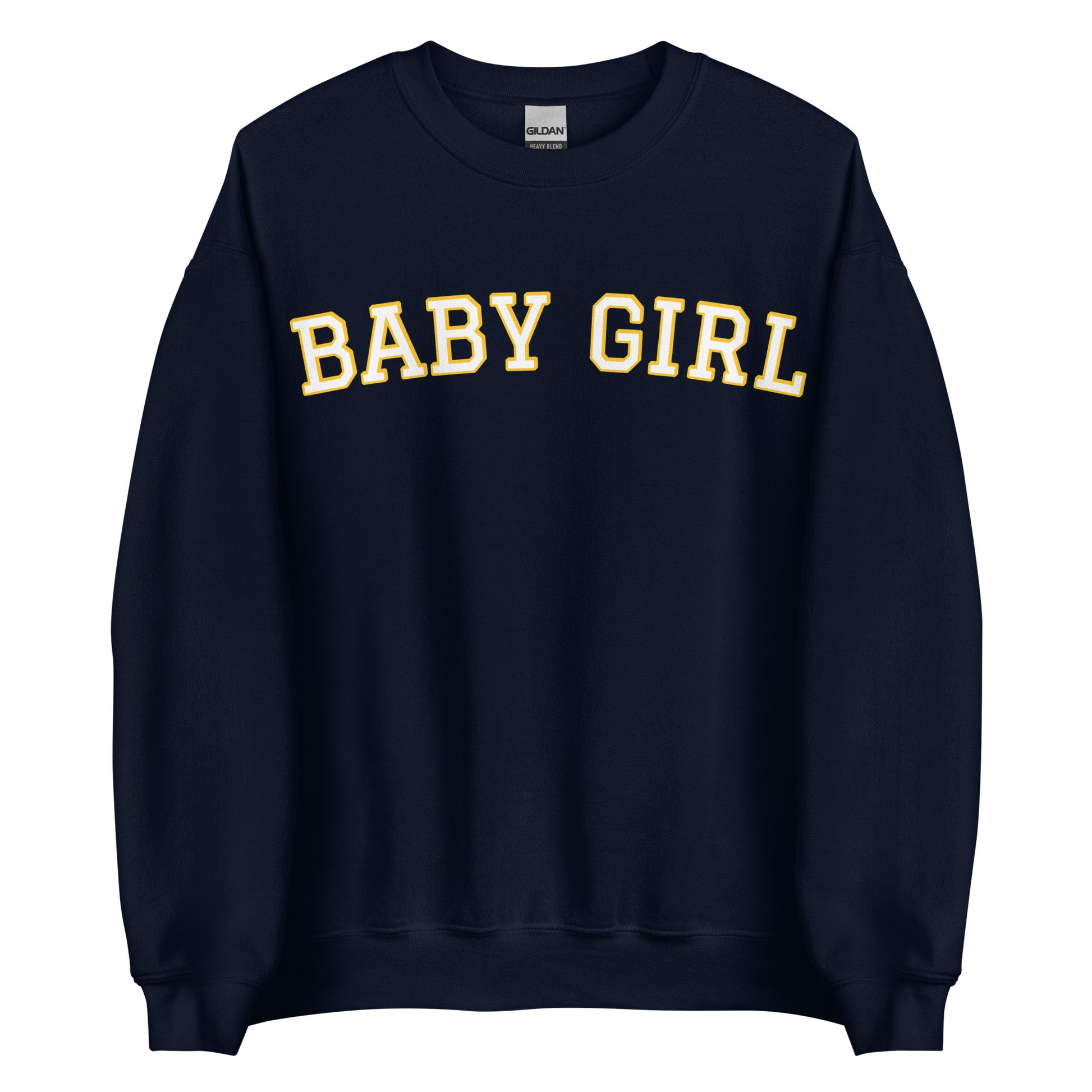 Navy Baby Girl Sweatshirt