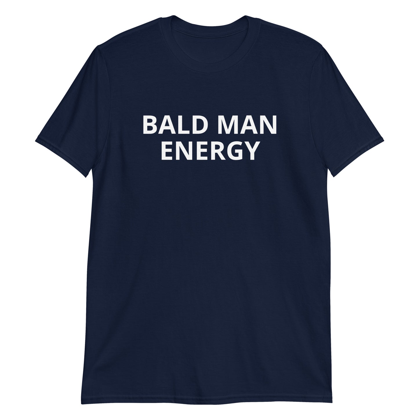 Navy Bald Man Energy T-Shirt