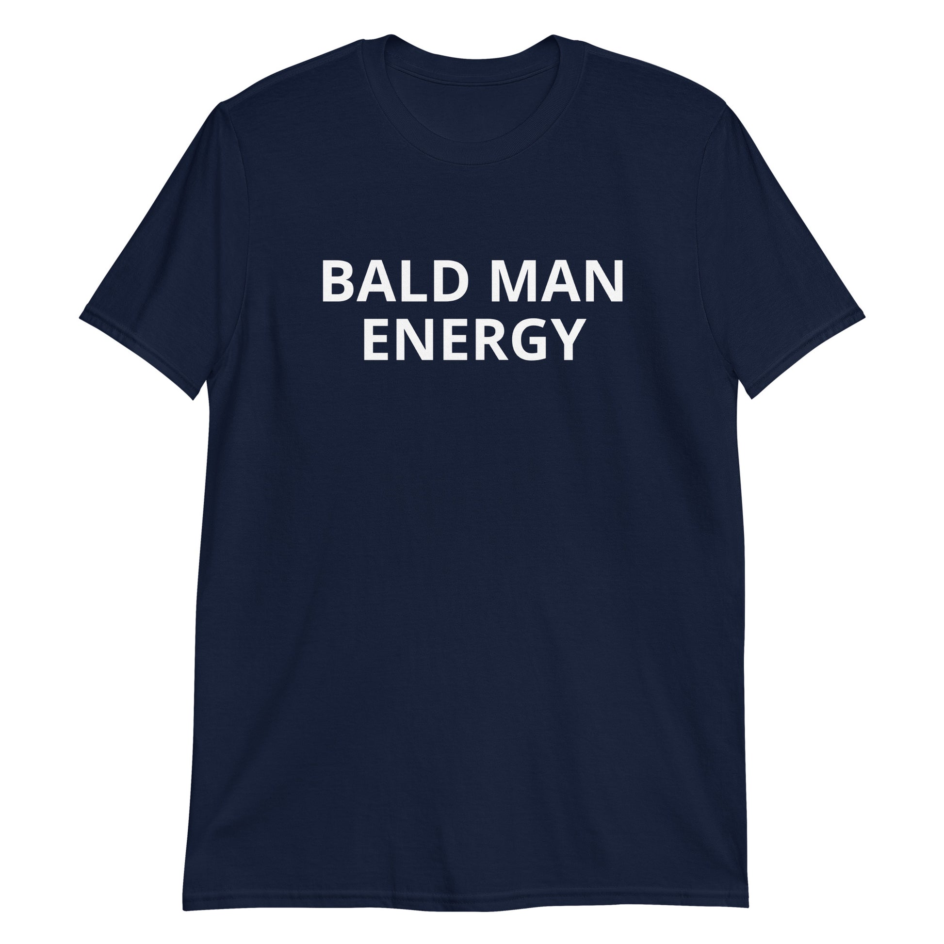Navy Bald Man Energy T-Shirt