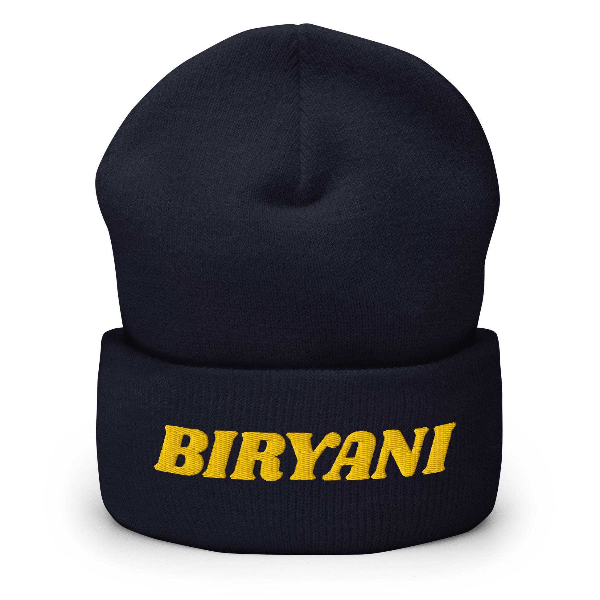 Navy Biryani Cuffed Beanie