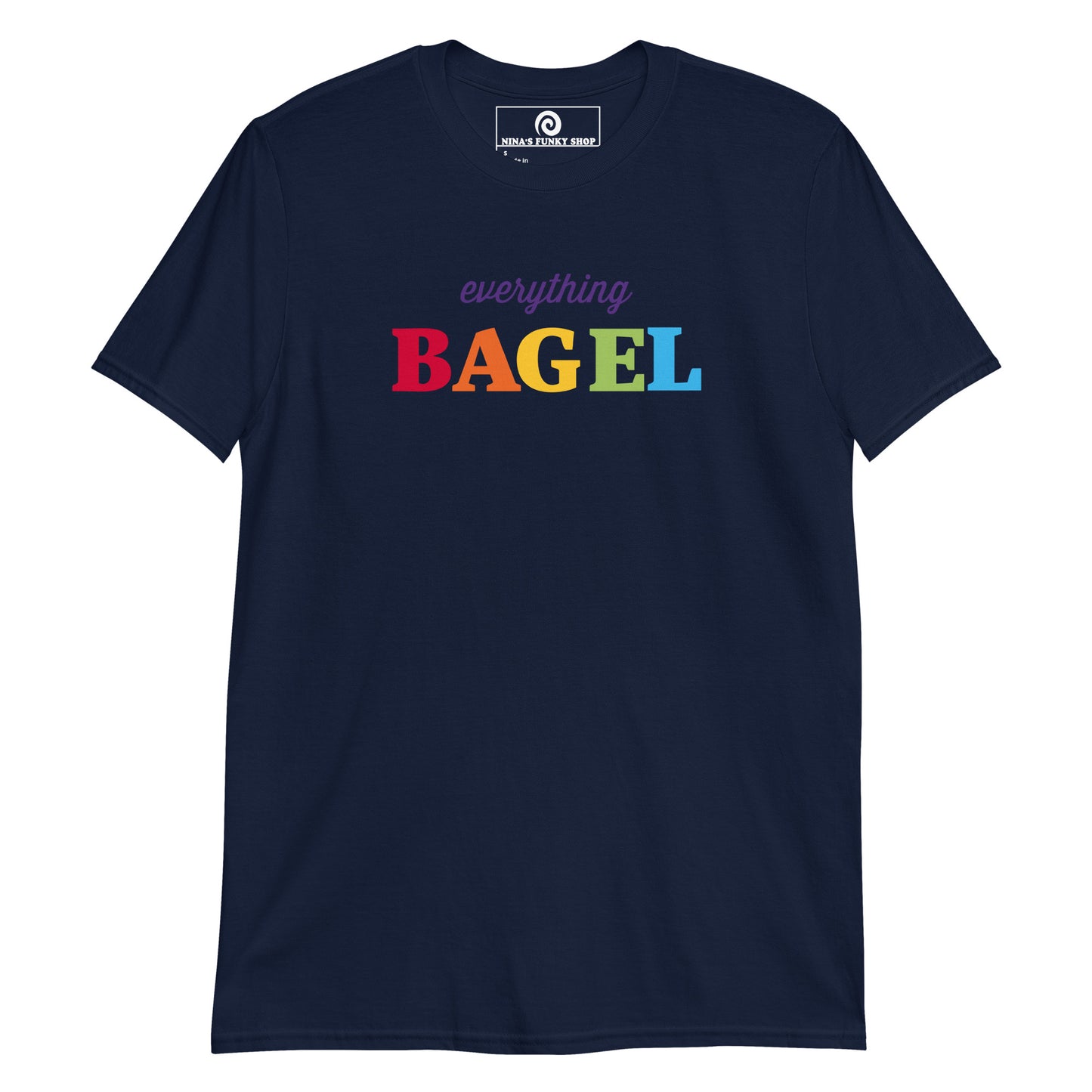 Navy Everything Bagel Pride T-Shirt