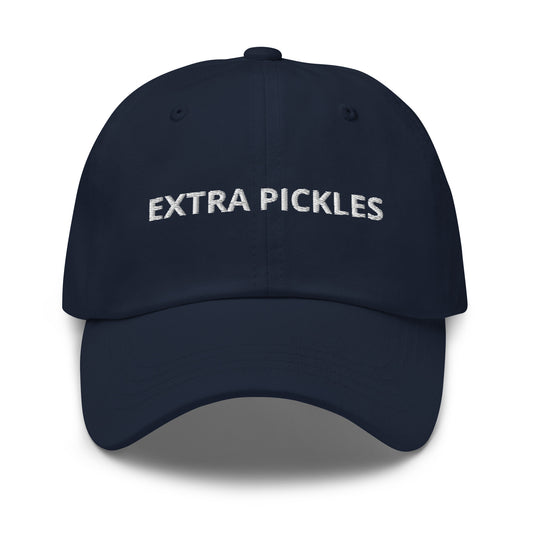 Navy Extra Pickles Dad Hat