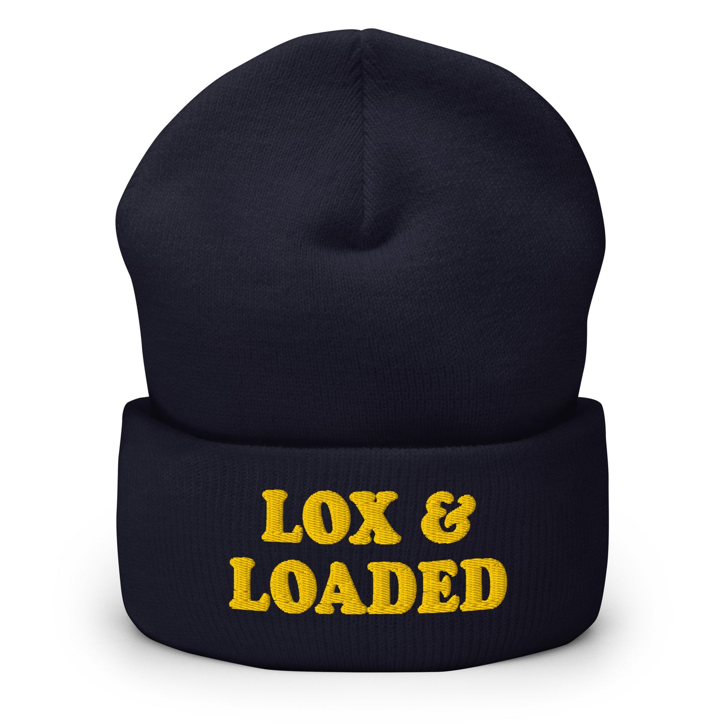 Navy Lox & Loaded Cuffed Beanie