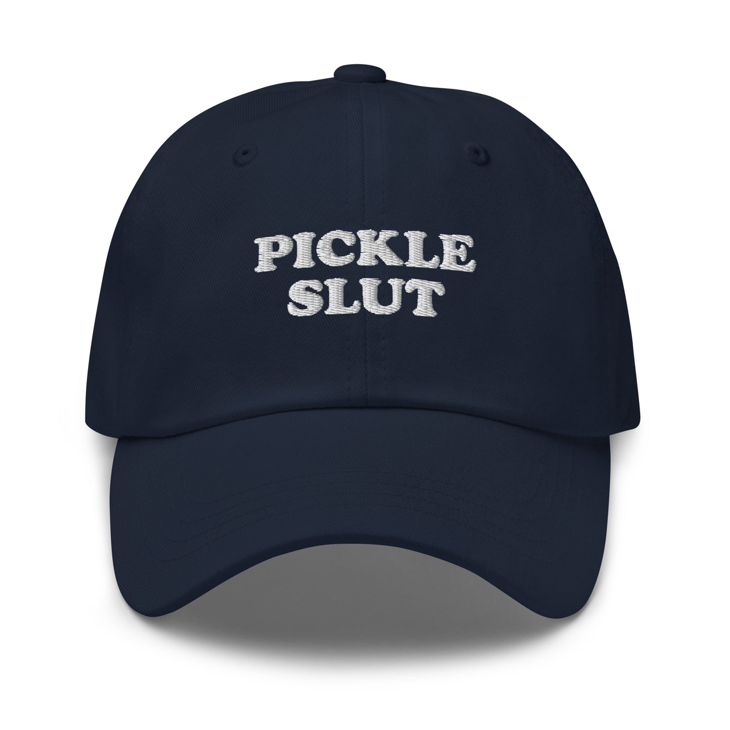 Navy Pickle Slut Dad Hat