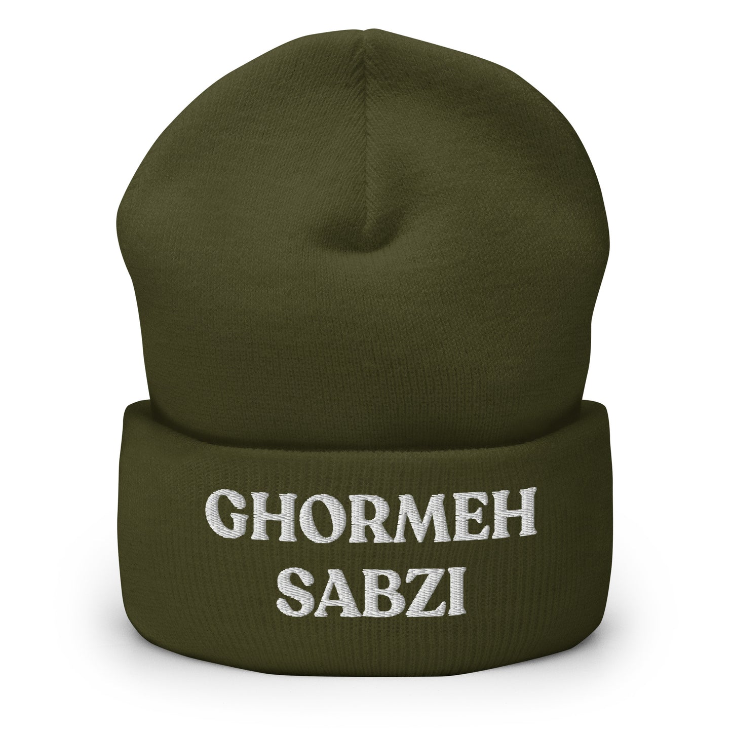 Olive Green Ghormeh Sabzi Beanie