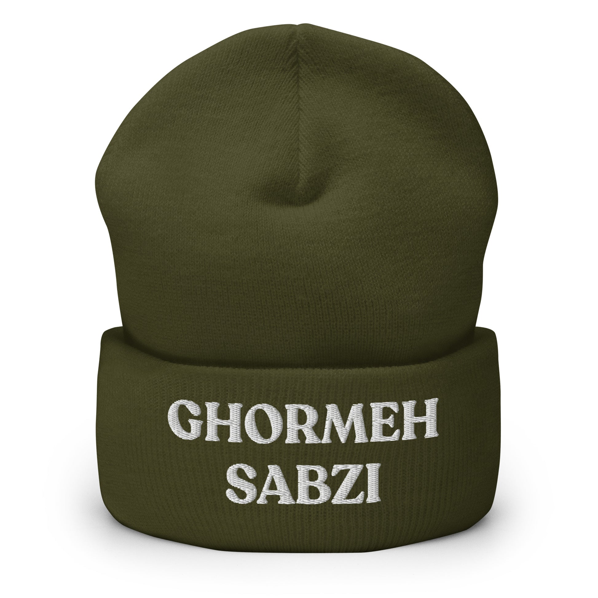 Olive Green Ghormeh Sabzi Beanie