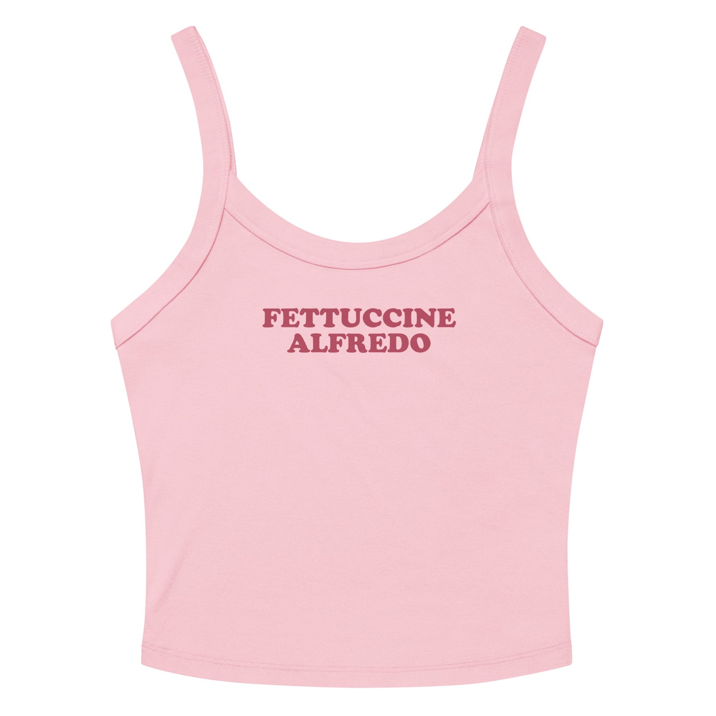 Pink Fettuccine Alfredo Tank Top