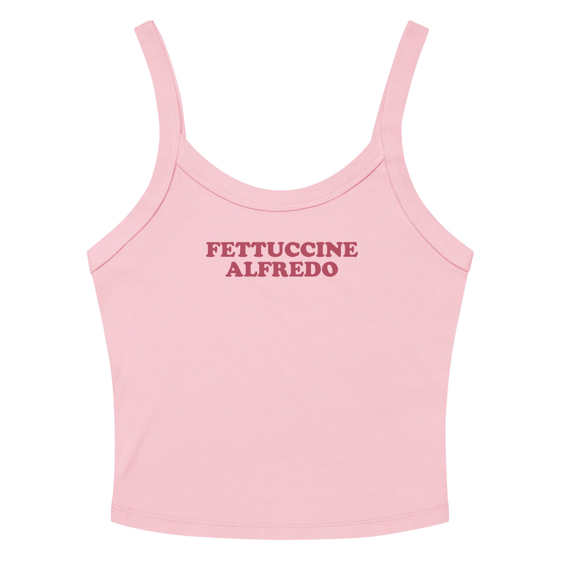 Pink Fettuccine Alfredo Tank Top