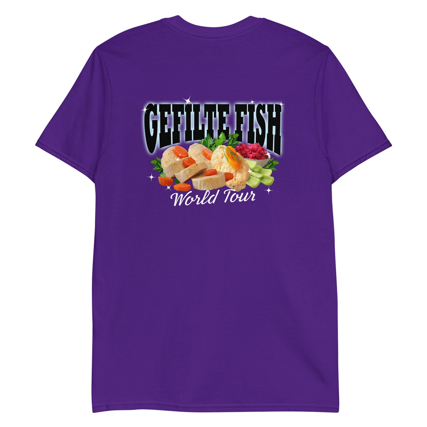 Purple Gefilte Fish World Tour T-Shirt