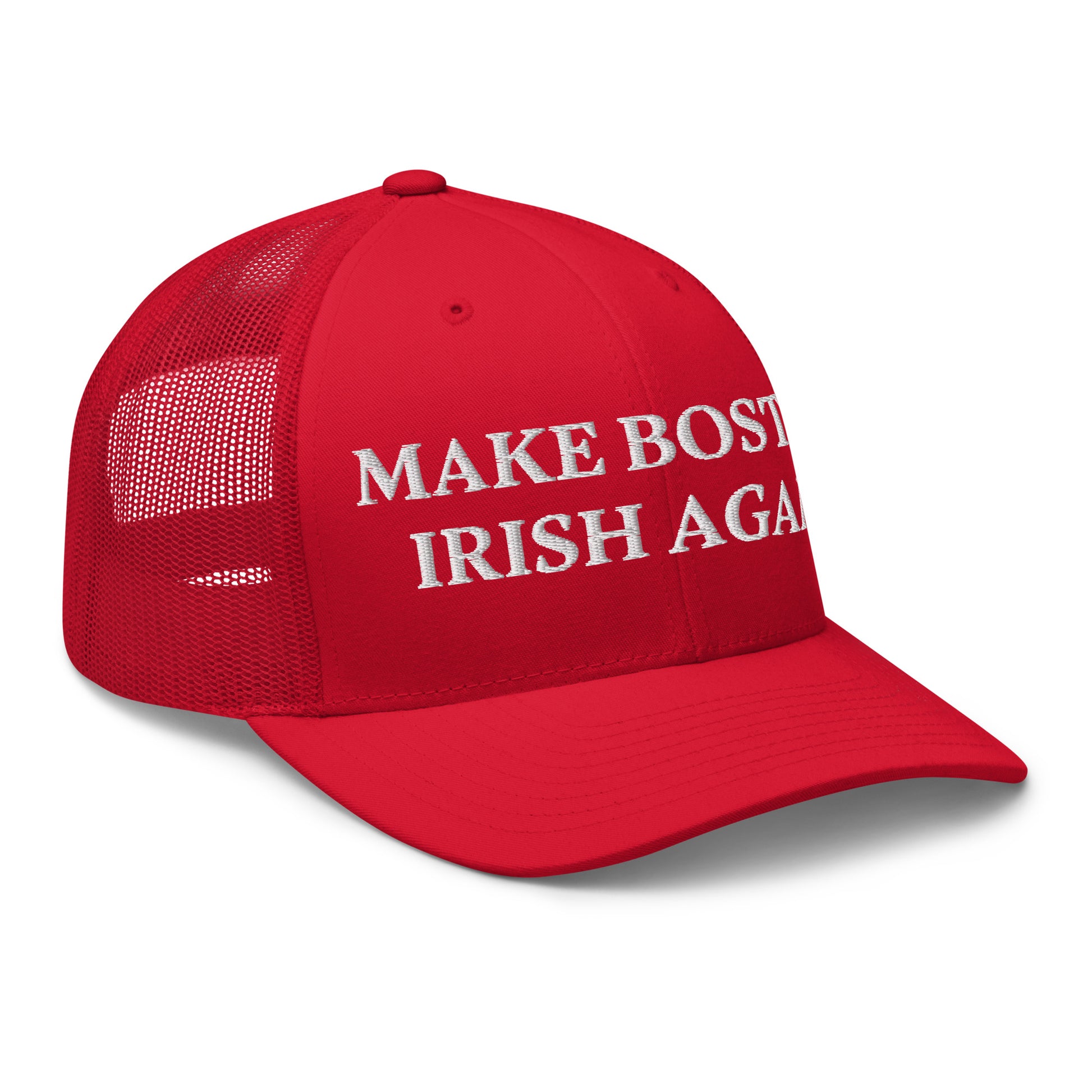 Red Make Boston Irish Again Trucker Hat