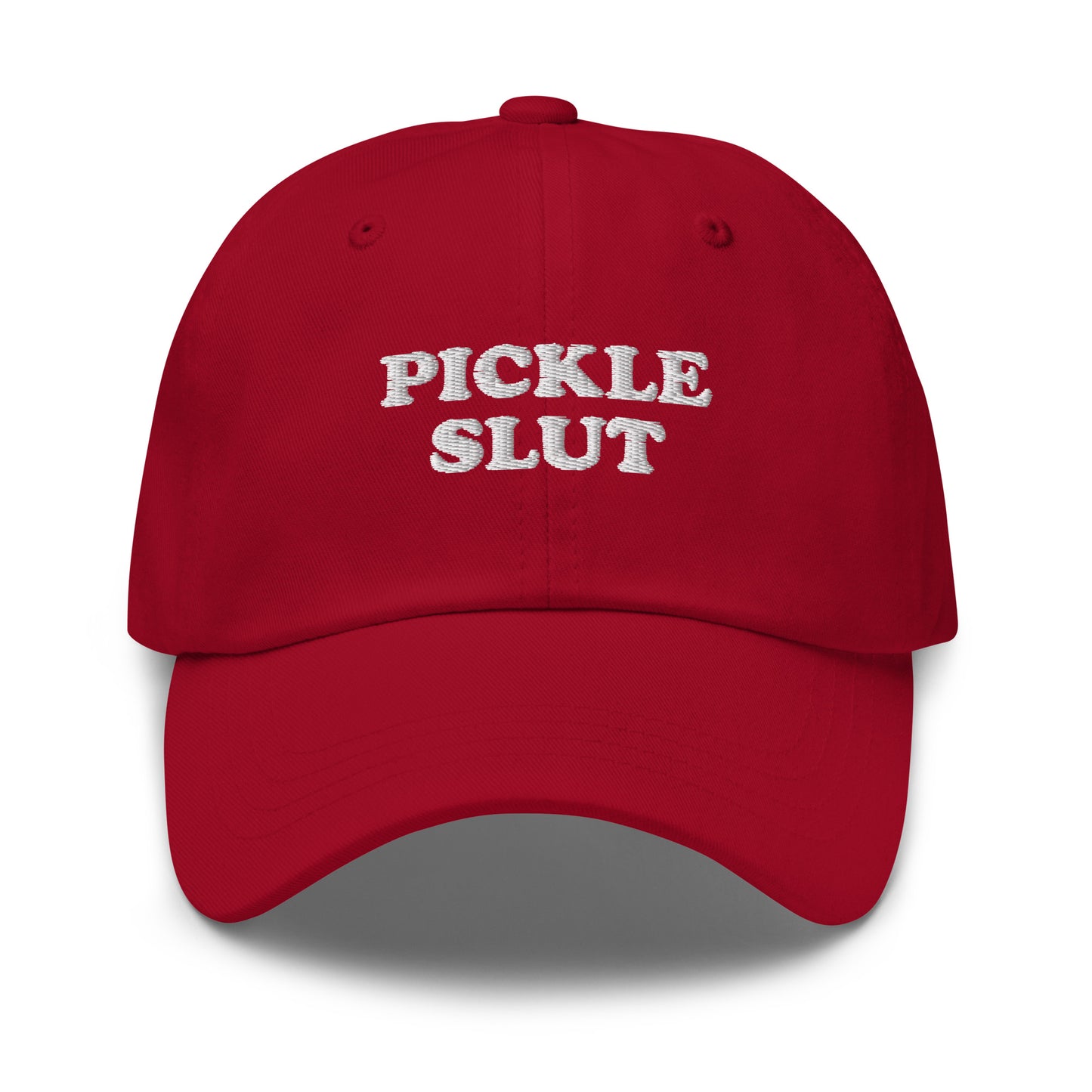 Red Pickle Slut Dad Hat